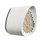 essential bee hotel 18cm fibrous grey